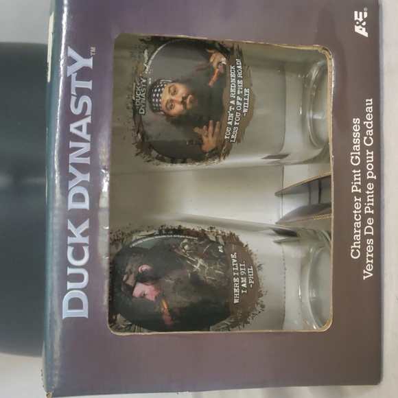 Duck Dynasty Character Pint Glasses - Picture 1 of 5